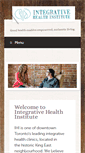 Mobile Screenshot of integrativehealthinstitute.ca